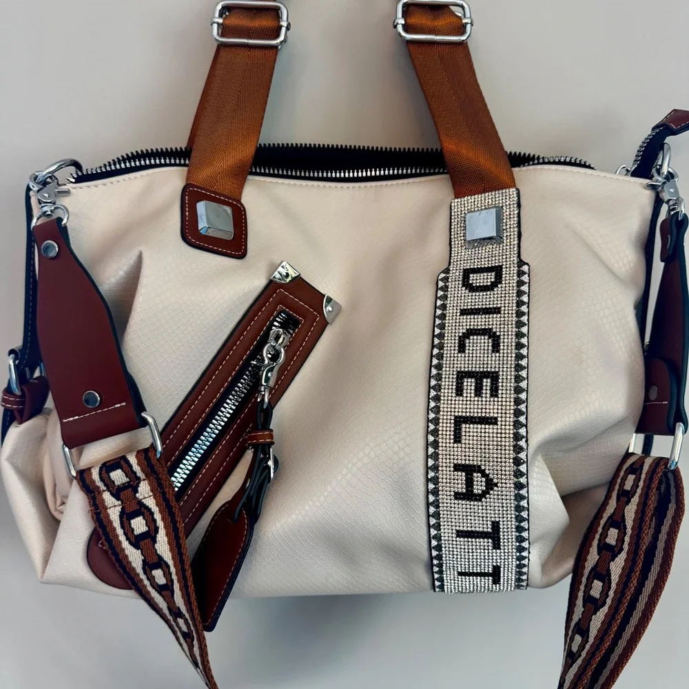 dicelatte structured satchel